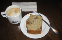 banana nut bread coffee