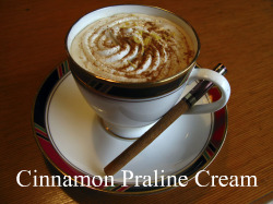 cinnamon praline cream coffee